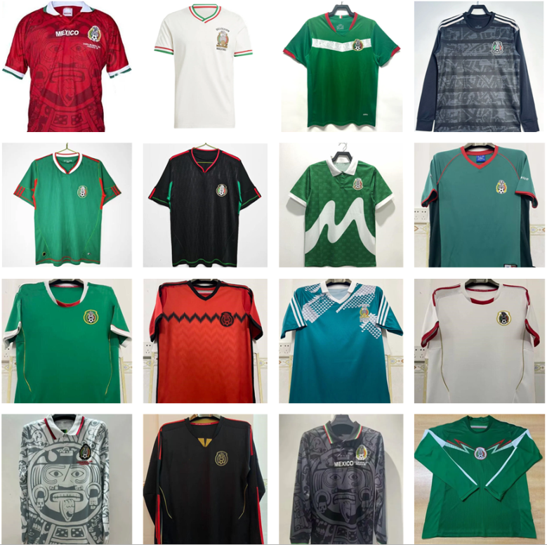 1998 2010 2011 2013 2014 Mexico retro soccer jerseys 98 10 11 13 14 VELA C.BLANCO R.MARQUEZ Chicharito J.HERNANDEZ A.GUARDADO G.DOS SANTOS vintage classic football shirt