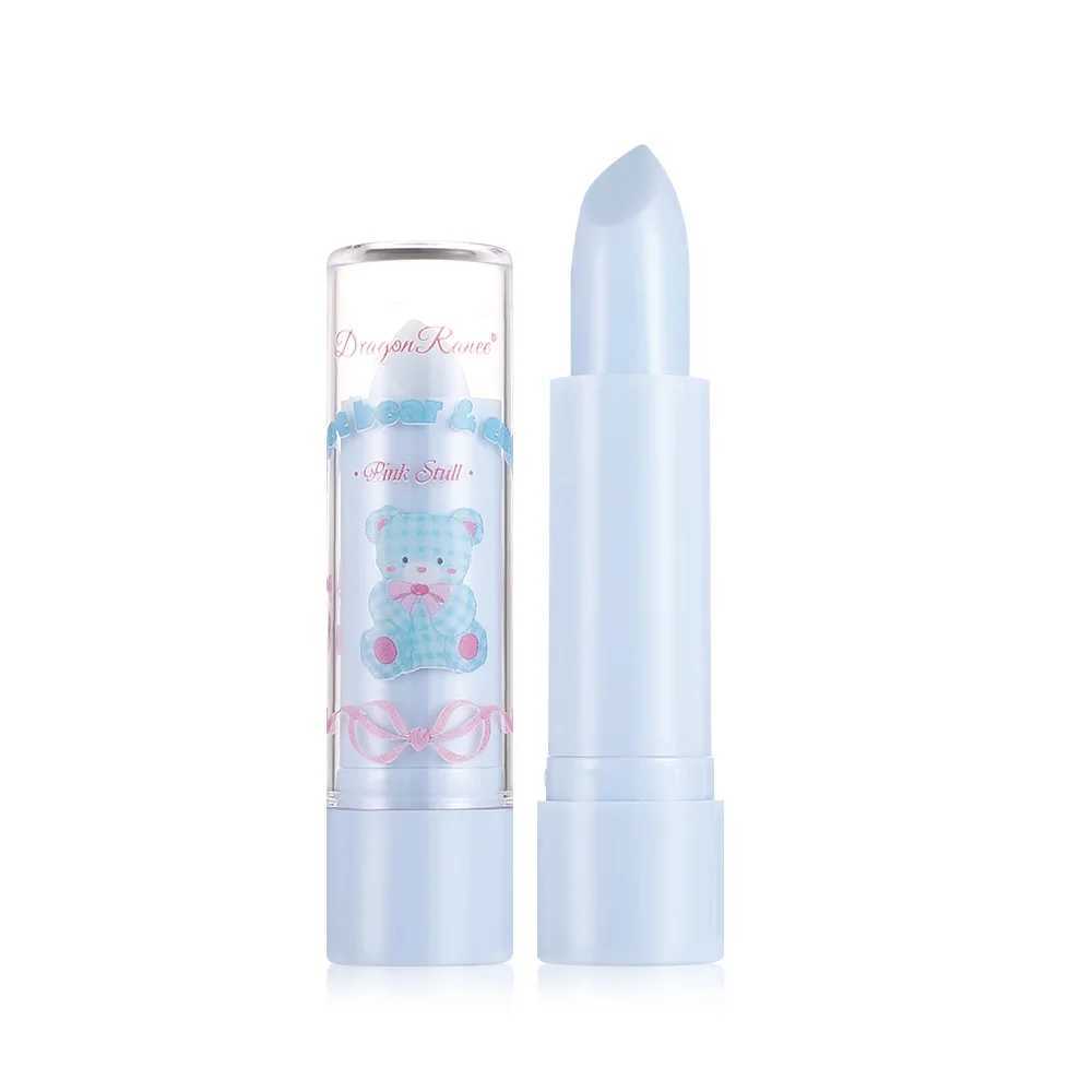 Cute Blue Bear lipstick Temperature Change Moisturizing lipstick Long lasting Moisturizing Nutrition lipstick CareW241223