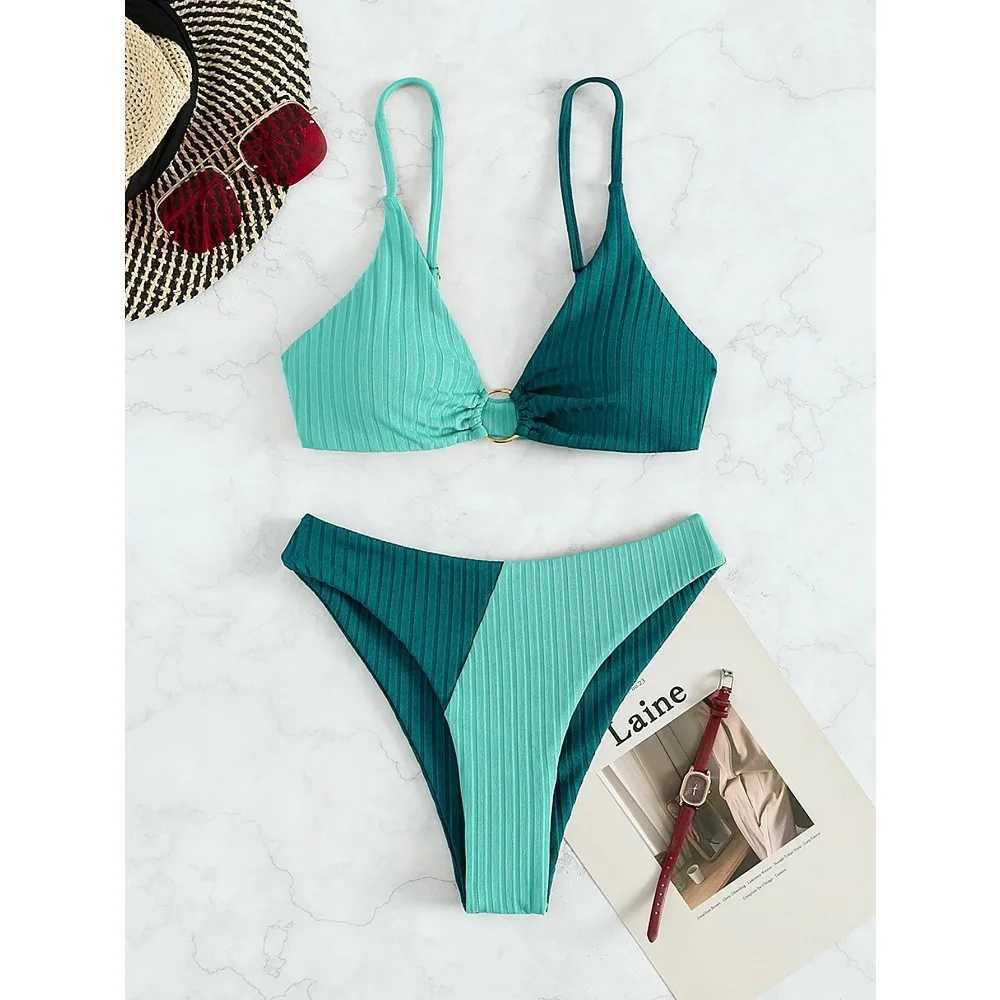 2024 Sexy Bikinis Womens Swimwear Push Up High Waist Swimsuits High Cut Bathing Suits Push Up Beach Bikini Set Female BiquiniXJ241223