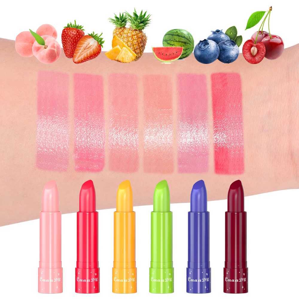 CmaaDU6 Color Fruit Monochrome lipstick PH Change Queen Mood Lasting Color Change Dark lipstick SetW241223