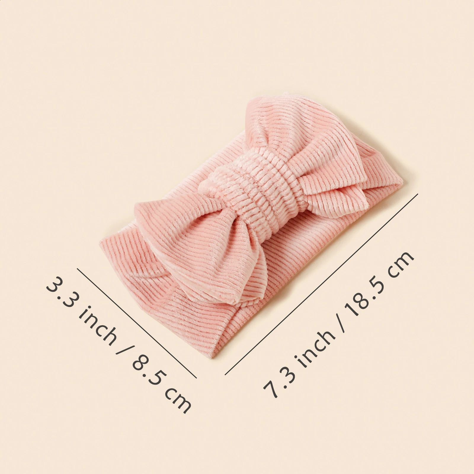 28pc/lot Big Double Layer Baby Headband Velvet Headwraps Kids Velvet Turban Ribbed Headbands Girls headbands Hair Accessories 241223
