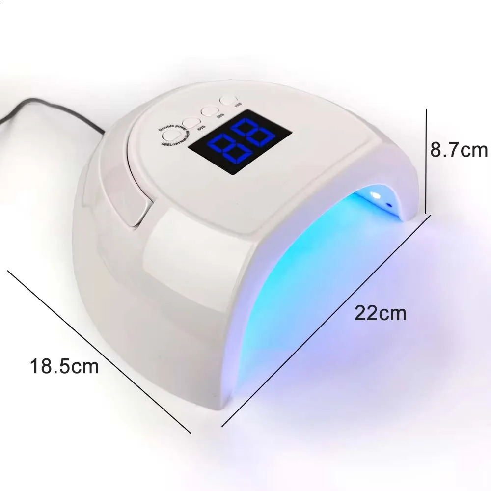 80w 2IN1 Nail Dryer 42LED Nail Lamp UV Lamp For Curing All Gel Nail Polish With Motion Sensing Manicure Pedicure Salon Tool 241223