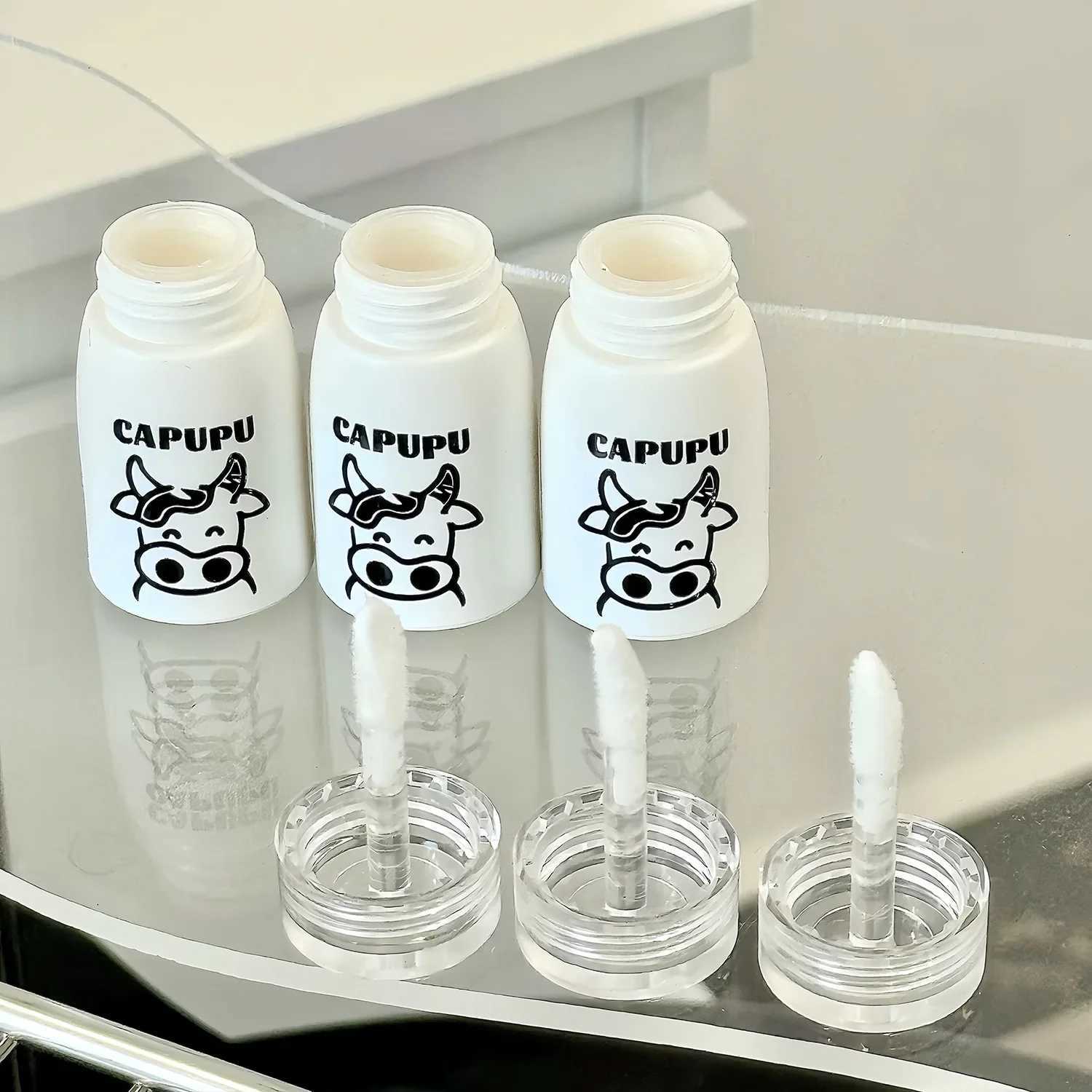 Natural Milk Flavor Lip Balm Milk Cream Moisturizing Non-stick Lip Tint Lip Oil Clear Hydrating Plumping Korean Lips Care MakeupXJ241223