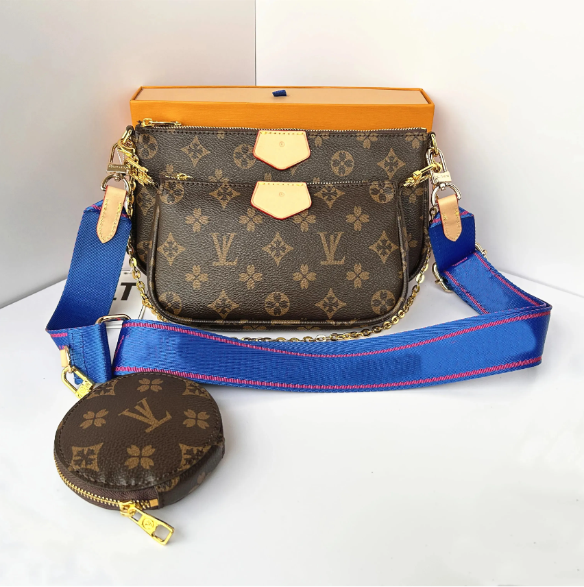 Luxurys Designer 3 Multi FELICIE POCHETTE Chain Handbags Crossbody Purse Fashion Women Shoulder Bags Lady Totes Bag Woman Wallet Female backpack M61276