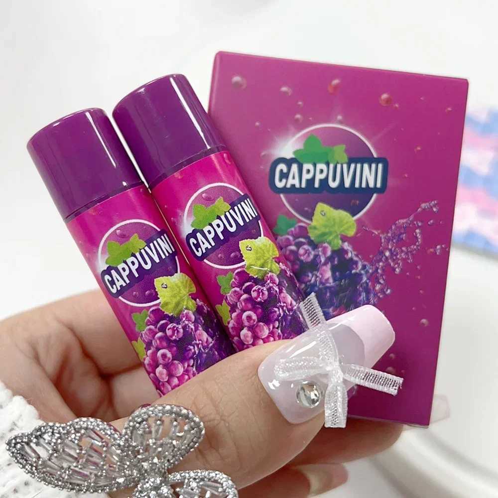 Fruit lipstick moisturizing grape anti dry lipstick easy to carry anti crack lipstick color lipstick cosmeticsW241223