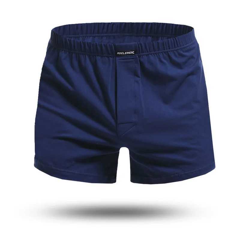 Mens underwear cotton boxing shorts mens arrow pants loose pants Cueca solid breathable U-shaped transparent bag mens underwear W241223