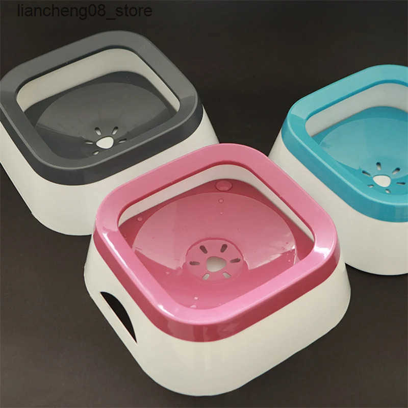Dog Bowls Dishes Dog Drinking Water Non-Wetting Mouth Cat Without Spill Drinking Water Plastic Anti-Over Dog L240910