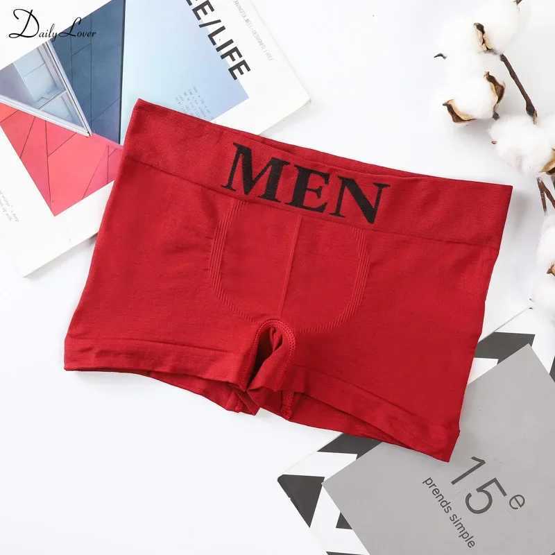 PC Mens Underwear Letter Printed Underwear Boxershorses Mens Soft Boxing Shorts 2024 Breathable Mens High Elasticity Underwear W241223
