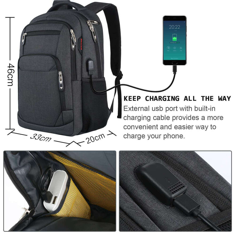 Man Backpack Men Travel Outdoor Camera Lens Black Ergonomics Laptop Bag Large Capacity Mountaineering Waterproof Handbag