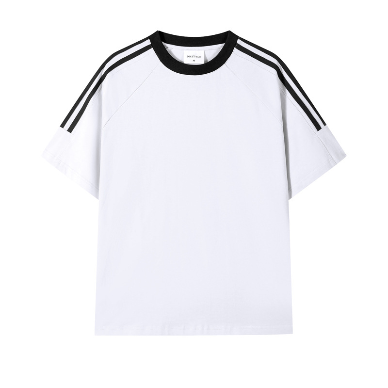 High Quality Designer T-Shirt Men's Short Sleeved Women's Top Shirt Sports Casual Breathable Cotton Fashion Gold Code Versatile Couple