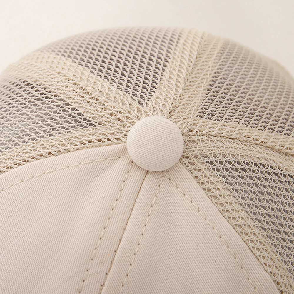 Caps Hats Summer baseball cap solid color boys and girls hat cute bear spring thin breathable mesh adjustable foot cap for children 2-8 years old H241