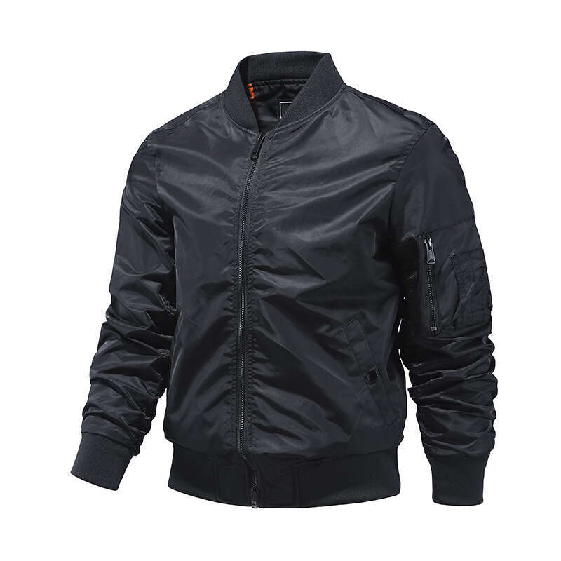Live broadcast of flight jackets added cottonthin Spring and Autumn season MA1 pilot baseball jackets, large size