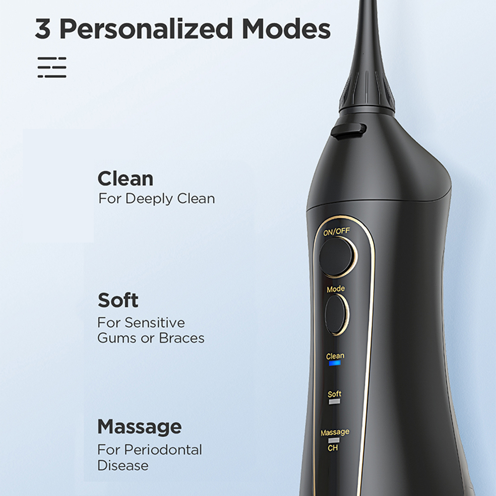Fairywill Water Dental Sser Teeth Portable Cordless USB Oral Irrigator Cleaner Ipx7 Waterproof Electric Toothbrush Set Home