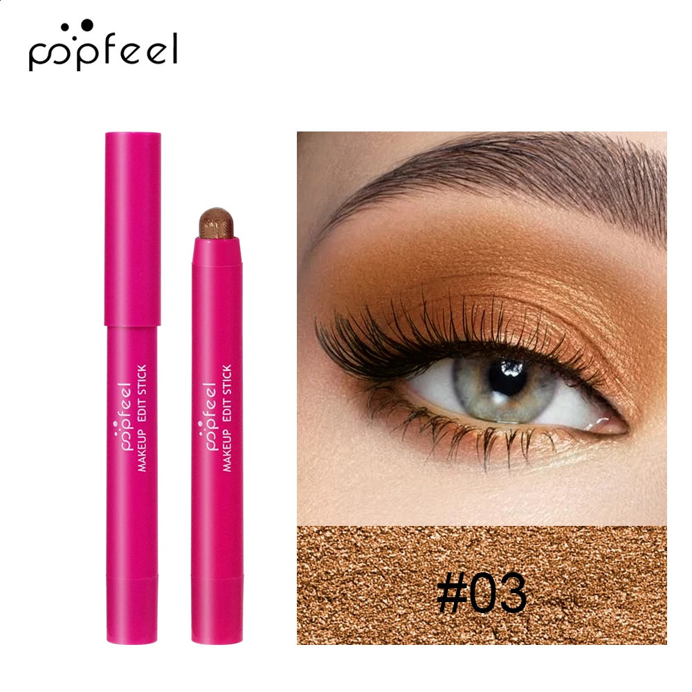 POPFEEL Cream Eyeshadow Stick Waterproof Long-wear High Pigmented 241223