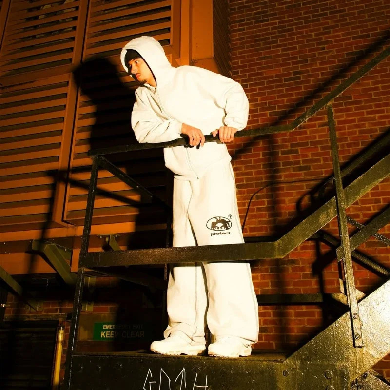 Hip Hop Cargo Y2k Men Pants Baggy Streetwear Sweatpants Joggers Wide Leg Pants Merican Streetwear Long Pants Male Harajuku 241223