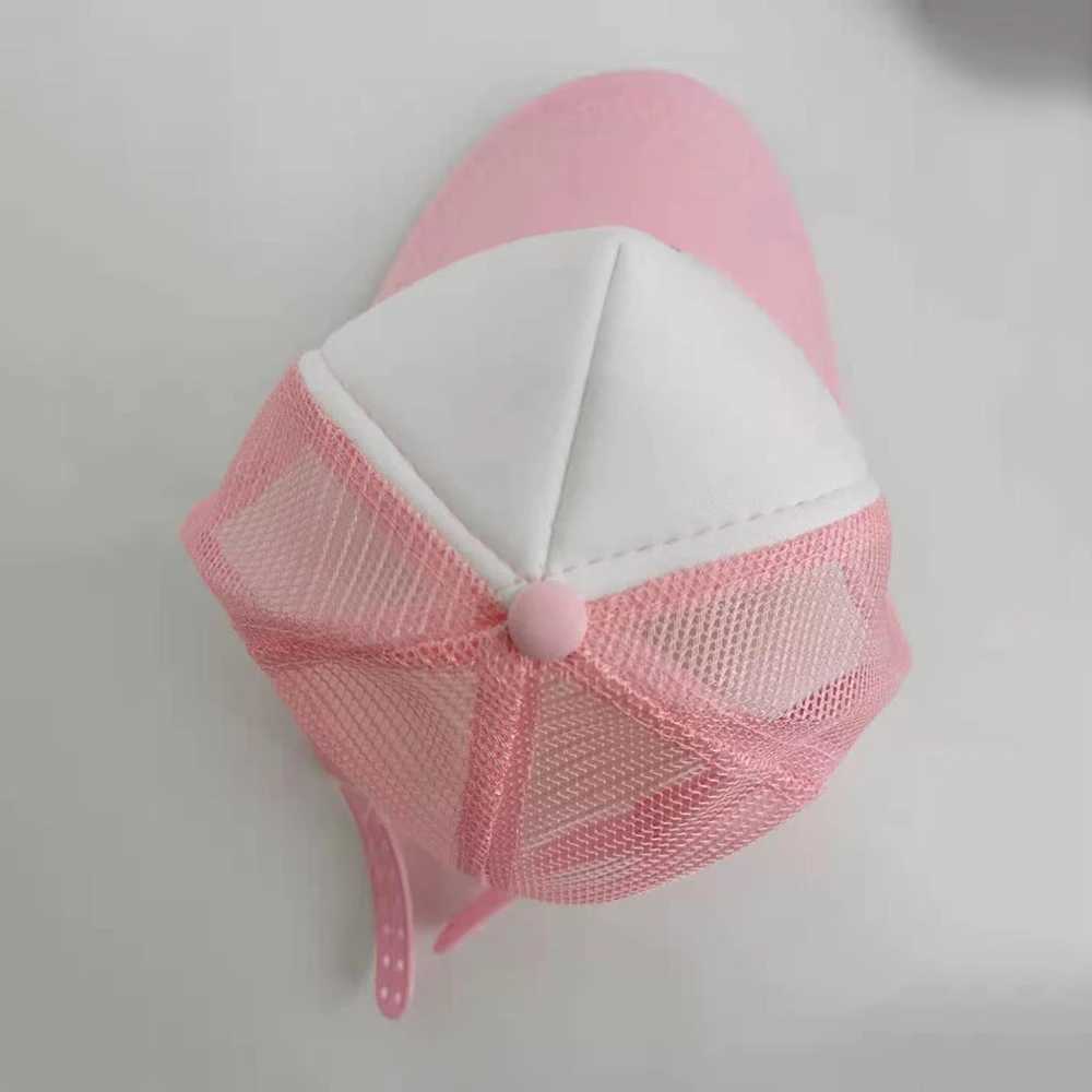 Caps Hats Baby Hat Accessories Pink Baseball Hat Summer Sun Truck Hat Outdoor Childrens Mesh Hat 3-8 Years Old H241223
