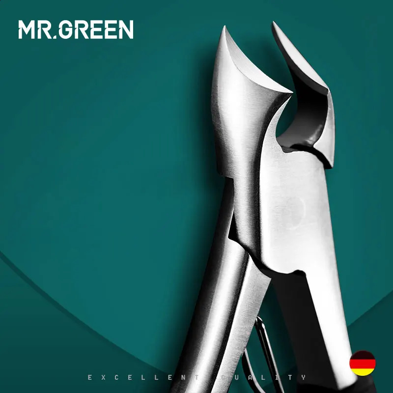 MR.GREEN Toe Professional Stainless Steel Manicure milling cutter Pliers Cuticle Scissors Nail Clipper The Nail Cutter 241223