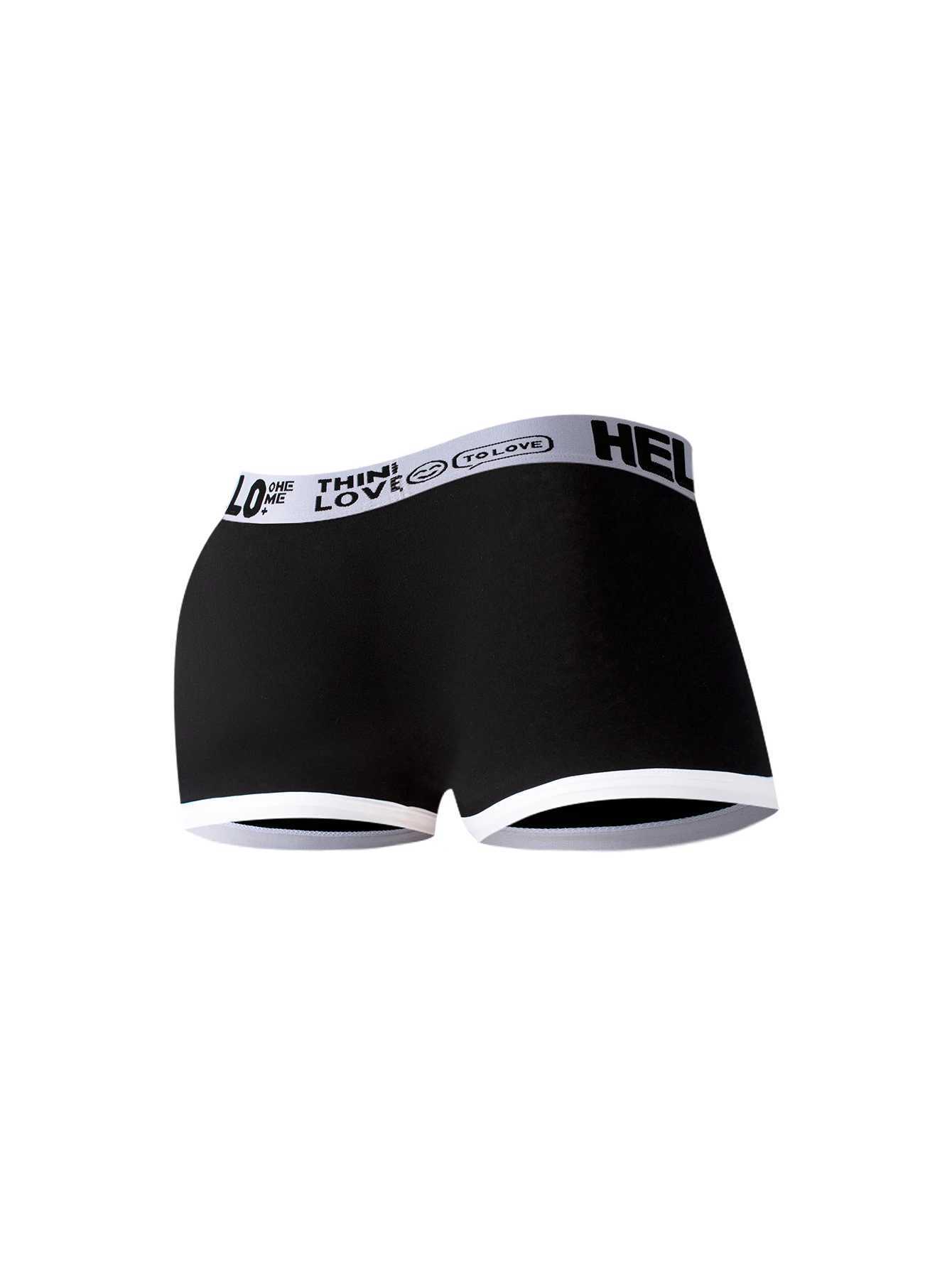 Explosion pair mens underwear cotton letter boxer shorts mens casual boxing shorts fashion sports pants W241223