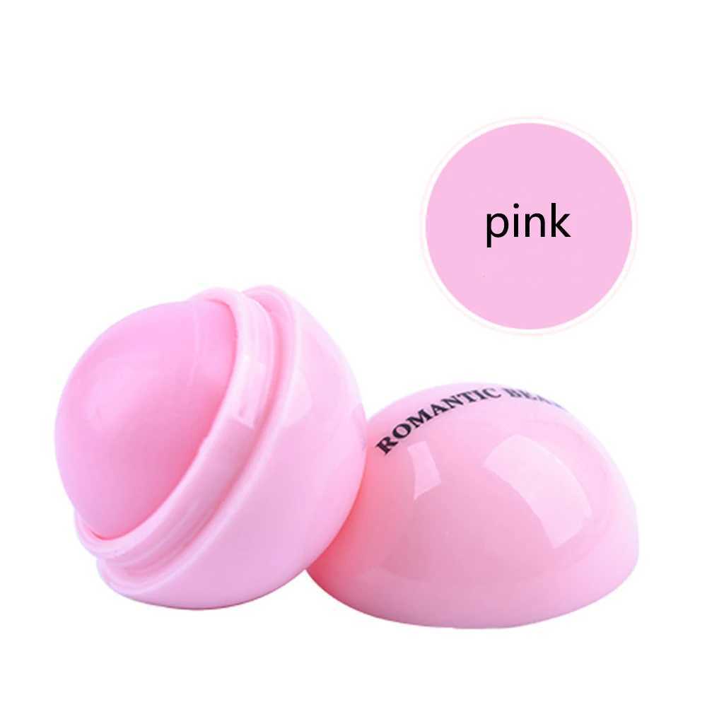 New fashionable round ball natural organic embossed lipstick lip care 6-color fruit flavorW241223