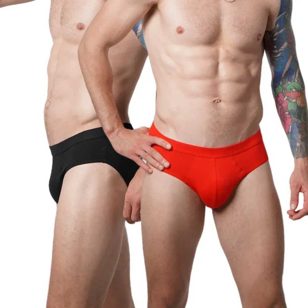 5 pieces of mens cotton underwear mens sexy underwear Plus Sze solid breathable underwear triangle underwear Para Hombres mens gift 2025 W241223