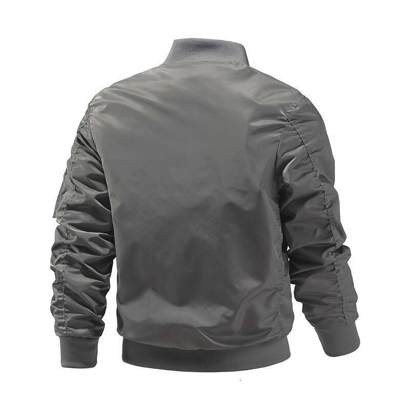 Live broadcast of flight jackets added cottonthin Spring and Autumn season MA1 pilot baseball jackets, large size