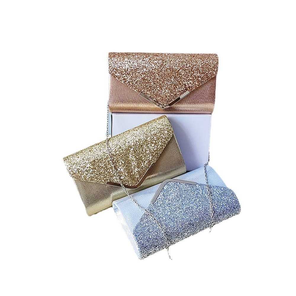 Sparkling Glitter Ladies Banquet Bag Clutch Bag Wedding Banquet Crossbody Bag Large Capacity Womens Tote Bags 240920