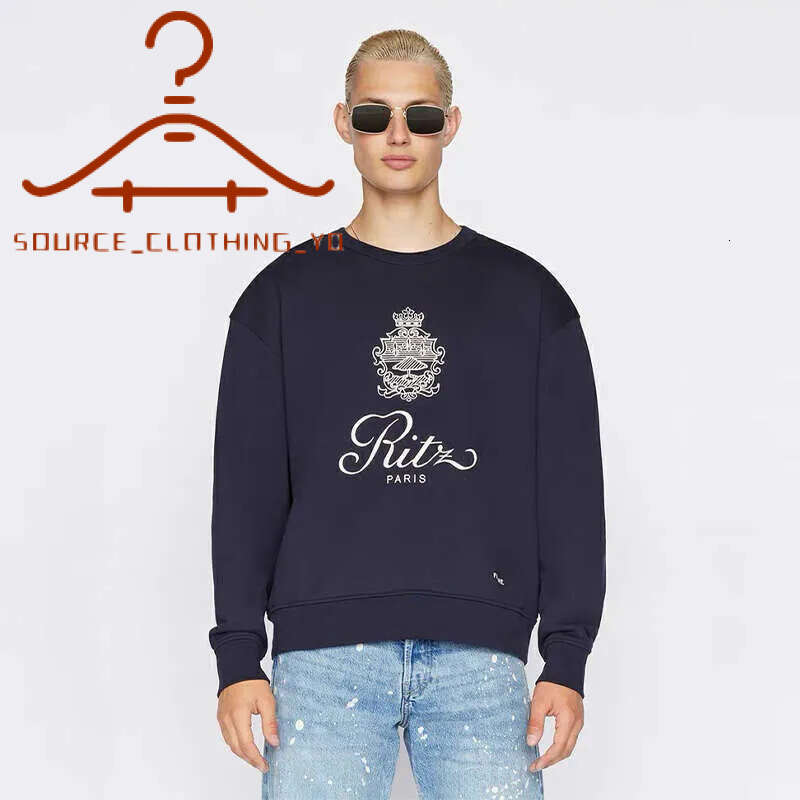 Hoodies Sweatshirts Frame X Ritz Hoodie Desinger Pullover Mens Hoody Womens Sweatshirt Hot Winter New Round Neck Chic Letter Print Design Loose Casu