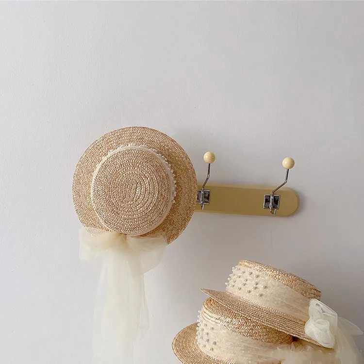 Caps Hats Elegant and fashionable mother daughter Sunhats lace mesh pearl hat outdoor beach Sunprotection summer straw hat for adults and girls H24122
