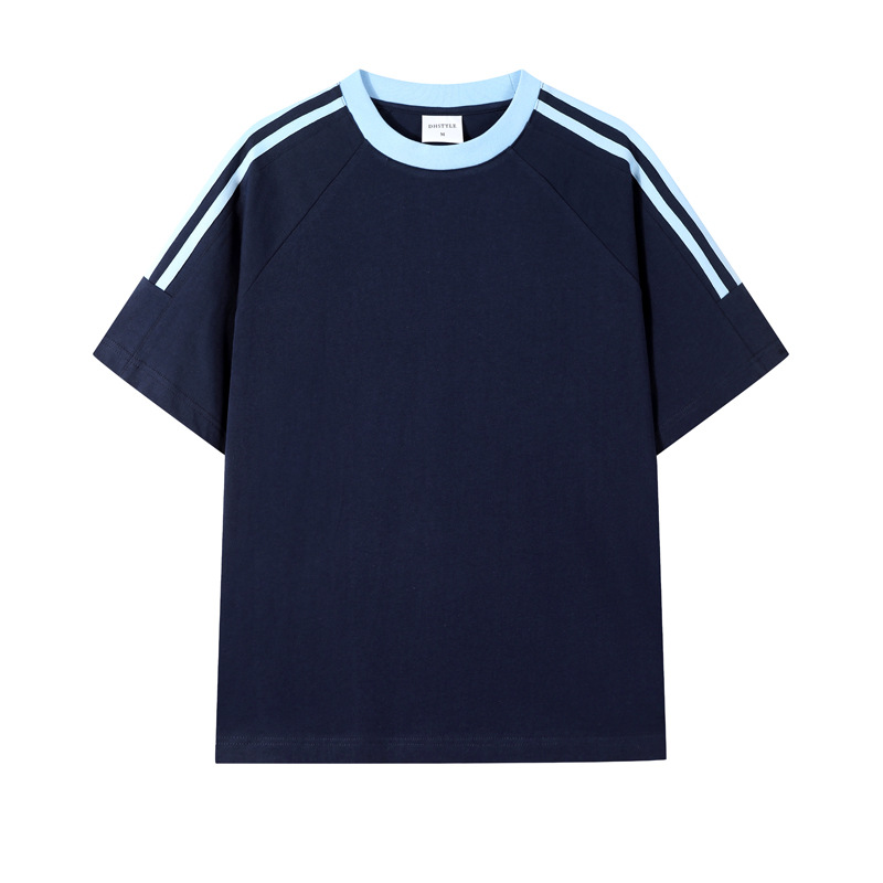 High Quality Designer T-Shirt Men's Short Sleeved Women's Top Shirt Sports Casual Breathable Cotton Fashion Gold Code Versatile Couple