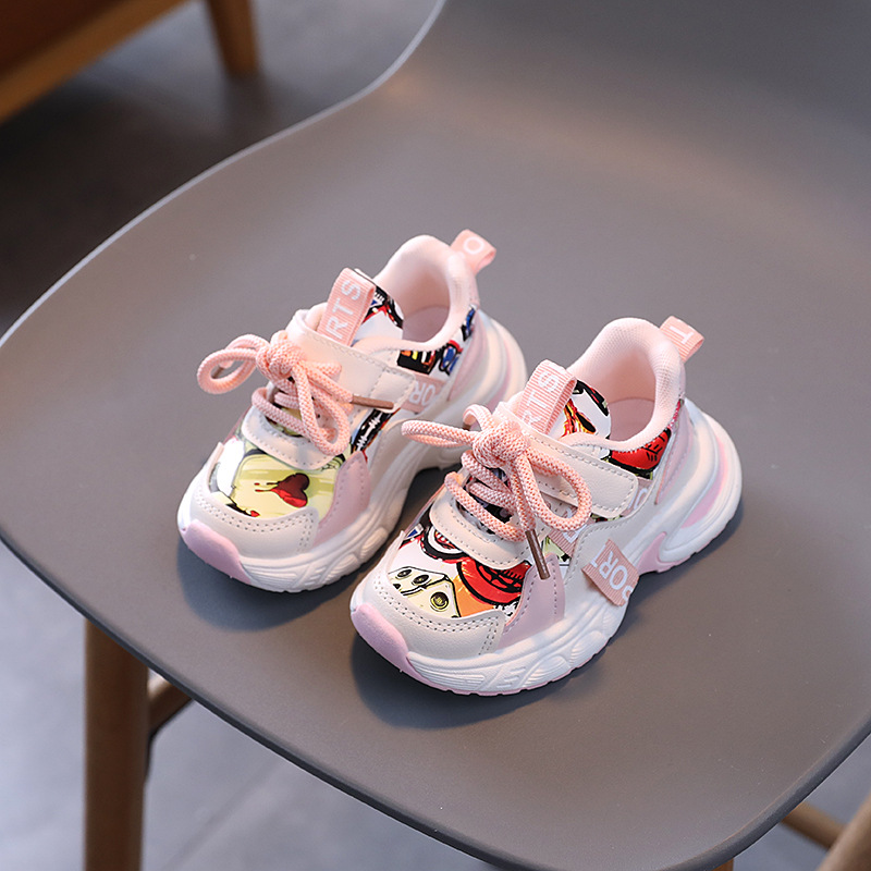 Kids Shoes for Boys and Girls Children Comfortable Funny Graphic Printed Sneakers Littlesprouts Non-slip School Casual Walking Footwear Sizes 21 - 30