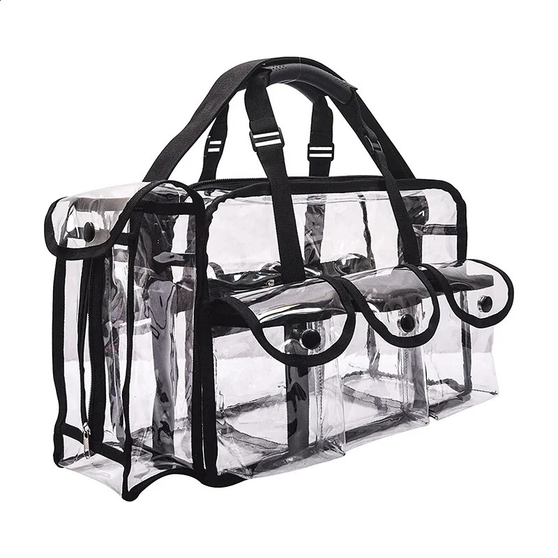 Womens Cosmetic Bag Transparent Waterproof Large-Capacity Lipstick Toiletries Skin Care Products Organizer Makeup Bag 241223