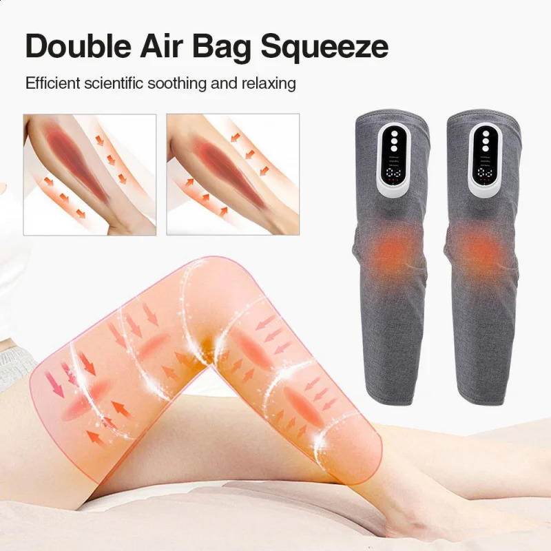 USB Rechargeable Air Compression Foot And Calf Electric Air Pressure Full Leg Massager Machine With Heat 241223