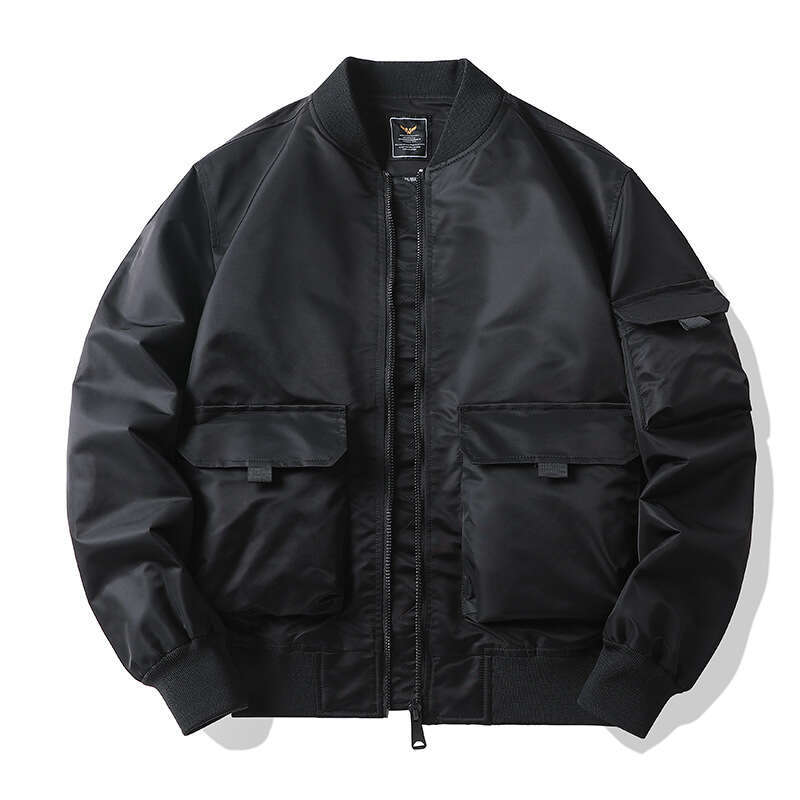 Men's Wear Casual Jacket Men's Outerwear Workwear Autumn And Winter Tough Guy Live Broadcast Air Force Ma1 Pilot Men's Flight Jacket