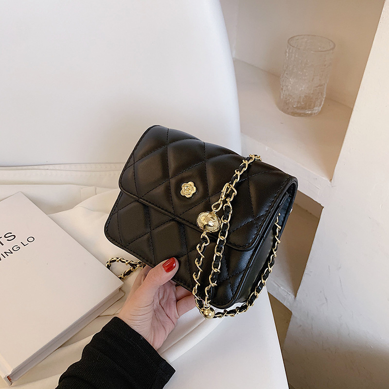 Mini Quilted Crossbody - Elegant Black Flap Shoulder Bag With Chain Strap, Lightweight For Daily Use New Free Delivery Designer Bag