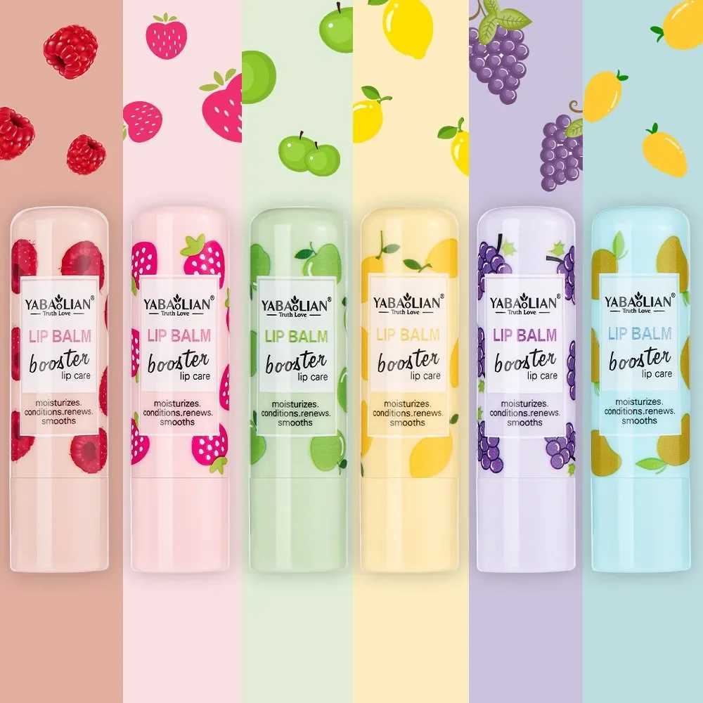 Natural Fruit Lip Balm Long Lasting Moisturizing Nourishes Reduce Lip Line Anti Aging Anti-drying Hydration Lips Care LipstickXJ241223