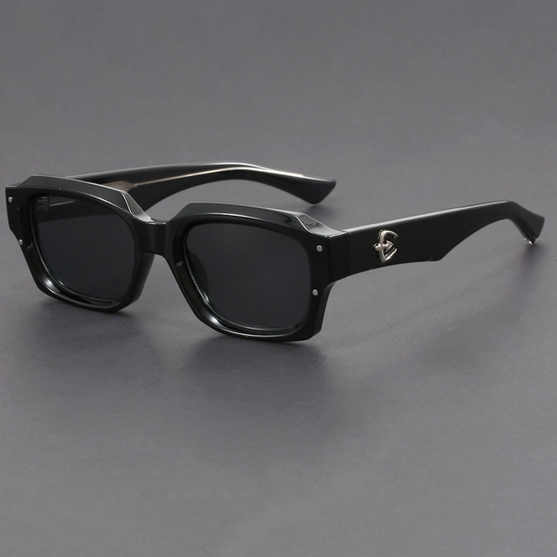 Square Steampunk Sunglasses Men Cool Sunglasses for Men Women Personalized Thick Oversized Designer y2k Cyberpunk Futuristic gothic retro vintage S189