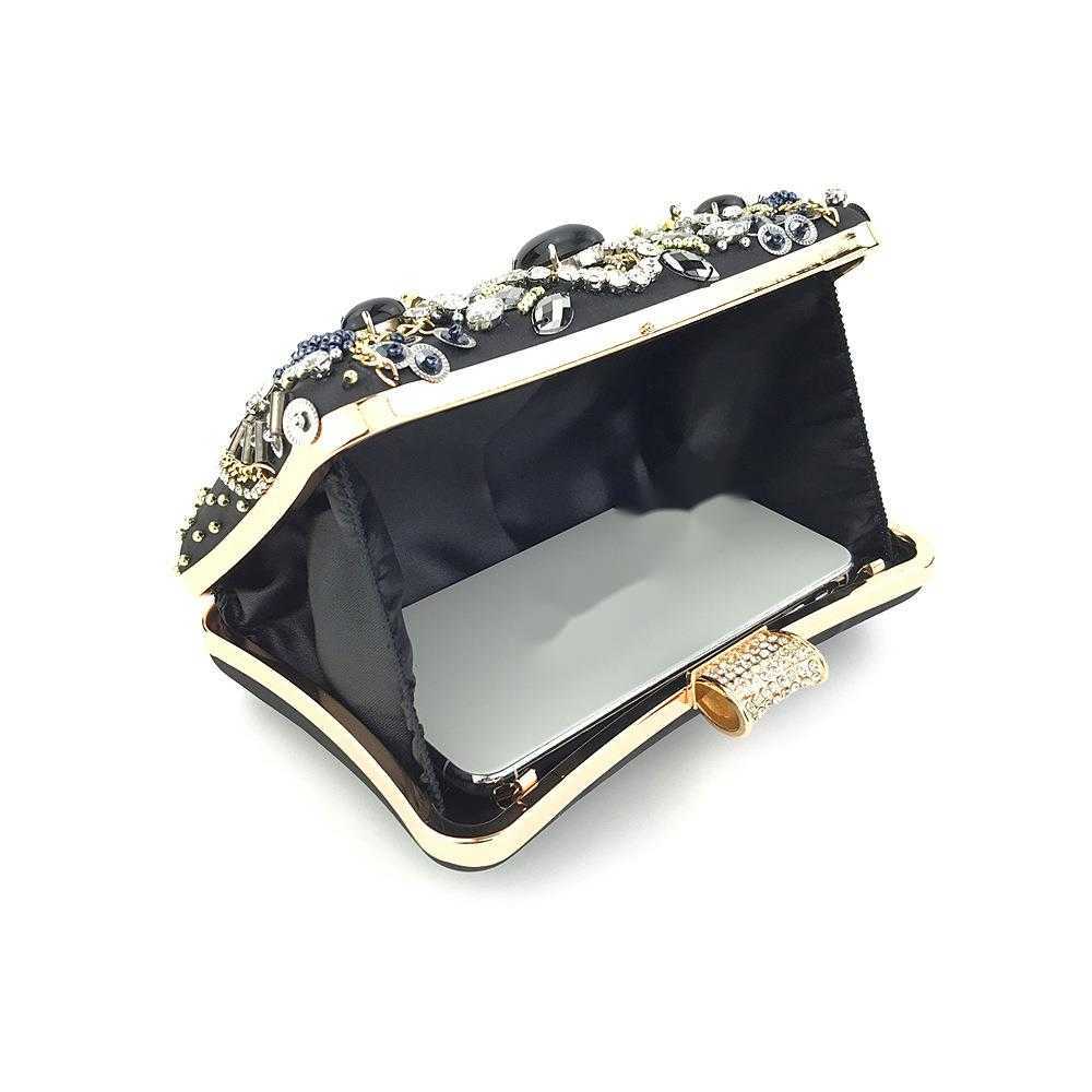 Dinner Bag Clutch Bag Handmade Beaded Dress with Diamond Fashion Bag Womens Tote Bags 240920