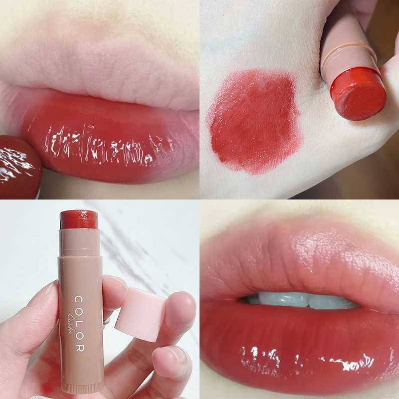 Jelly Colored lipstick Moisturizing Transparent Lip Base lipstick Anti drying Moisturizing Lip Care Lip Gloss Coloring CosmeticsW241223