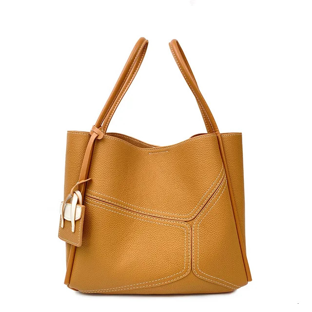 Cowhide Exact Replica Quiet Designer Brand Ladies Handbags Purse Tendance Women's Bags Bucket Hand Bag For Women Genuine Leather Casual