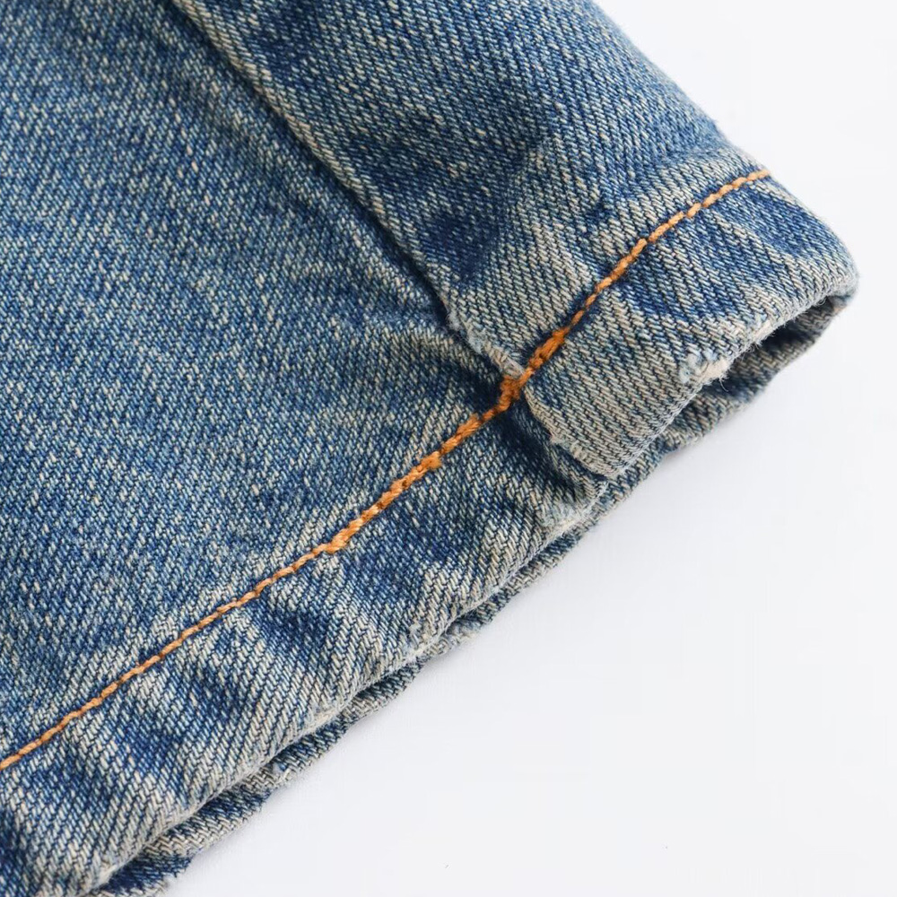 Women's Autumn and Winter New Fashion Loose A-Line Skirt Commuting Casual Lapel Denim Dress