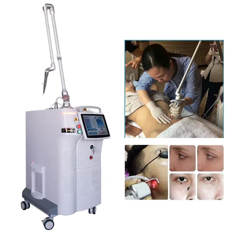 Co2 Laser Skin Resurfacing Face Lifting Co2 Fractional Laser Scar Acne Tattoo Removal Fractional Co2 Laser Beauty Machine