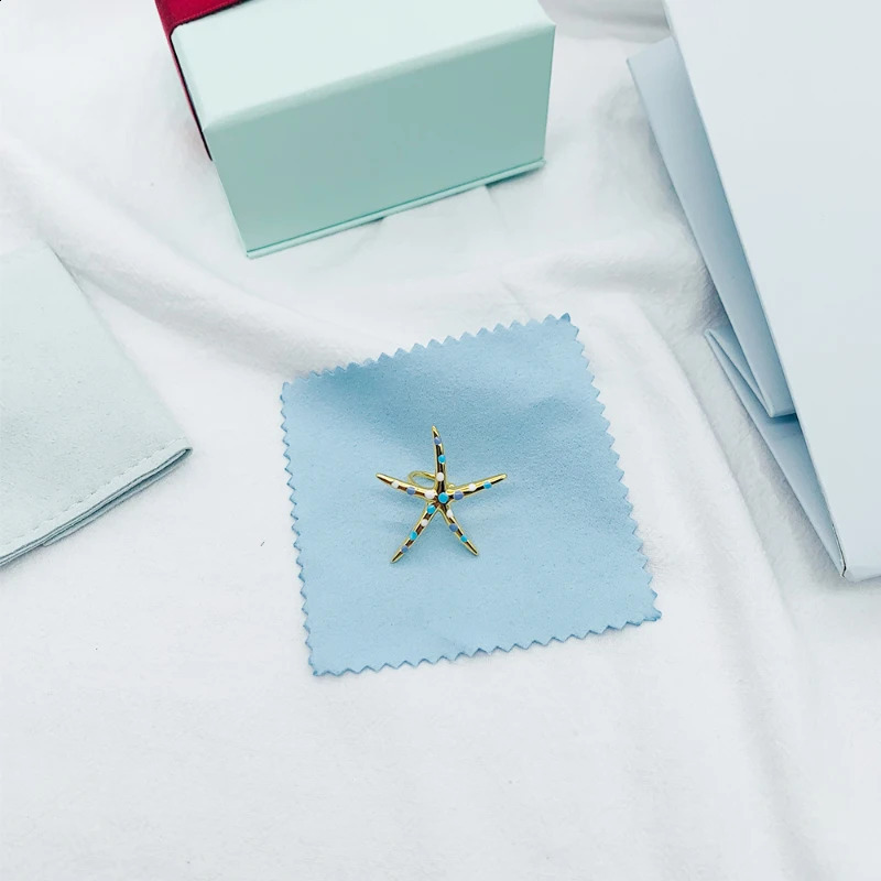 925 sterling silver golden color starfish clip on earrings for women original light jewelry piercing ear cuff 241220
