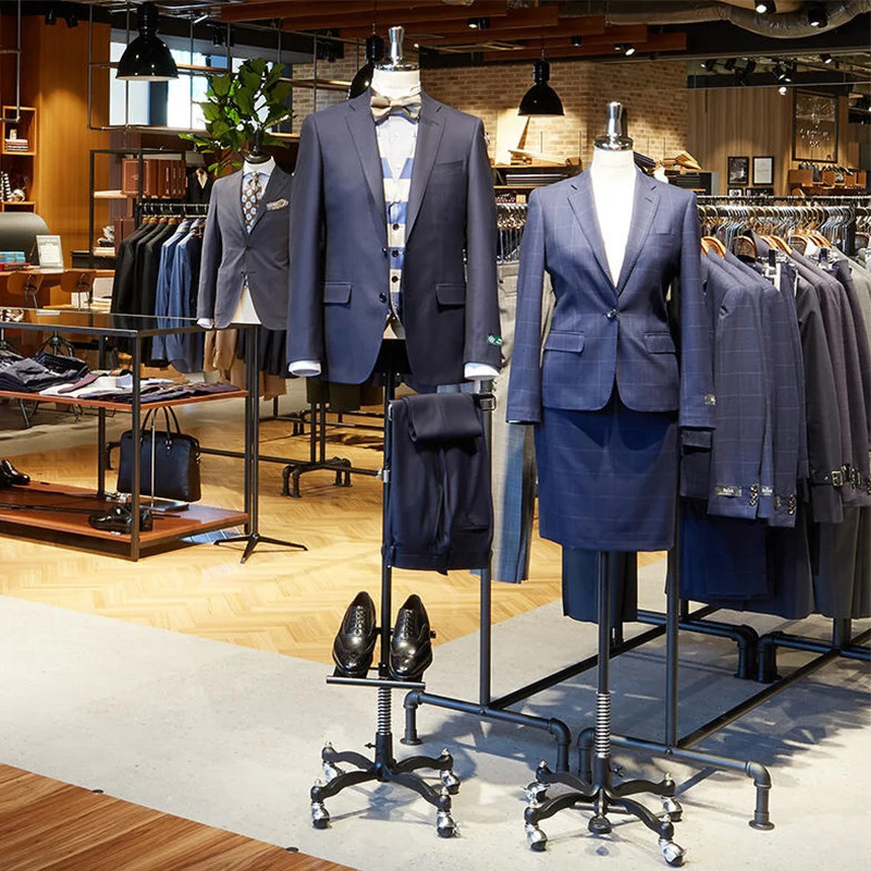 2024 Navy Blue 2 Piece Slim Fit Business Men Suit Stripe Groom Wedding Tuxedo Custom Skinny Prom 241220