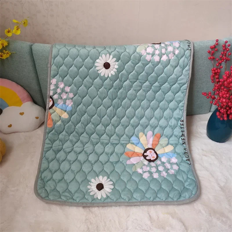 Washable Baby Changing Pad Cartoon Baby Changing Mat Baby Changing Mat 70X100CM born Waterproof Pad Portable Compact Nappy 241223