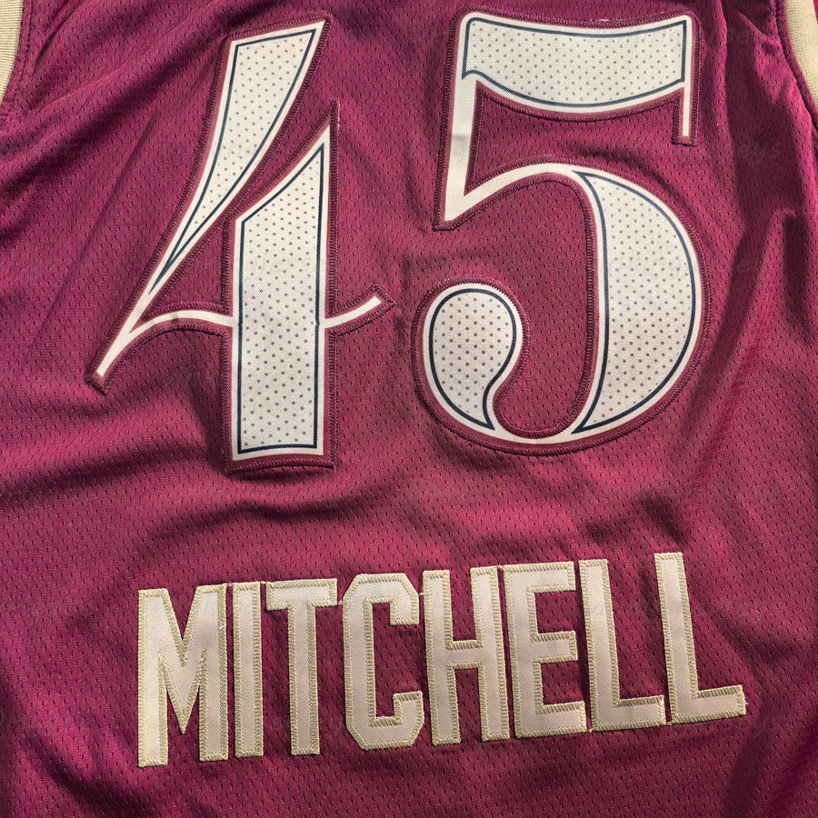 Mitchell 2024-25 basketball jerseys V-neck Breathable polyester fiber is perfect for sports