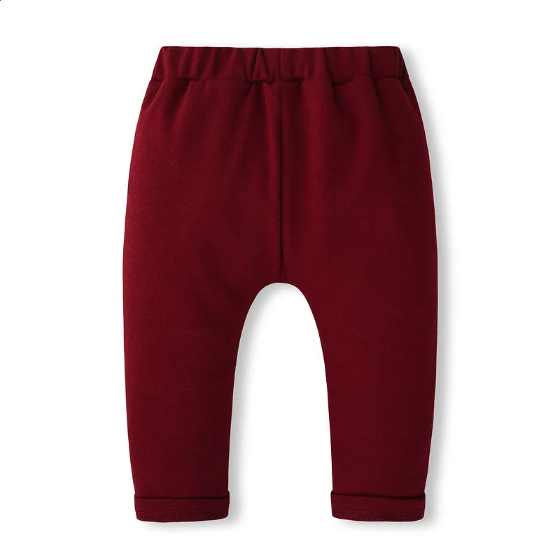 2Piece Set In Spring Baby Boy Clothes 0 To 3 Months Fashion Red Gentleman Long Sleeve Tie TopsPants born Outfit BC2465-1 241223