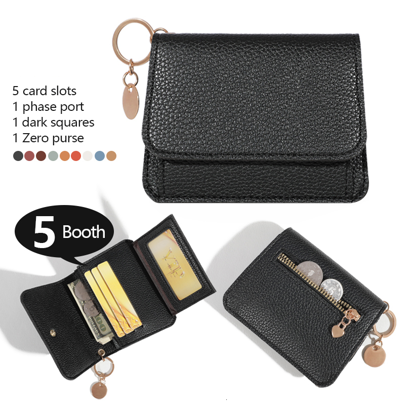 Minimalist Wallet - Water-Resistant, Lightweight, Multi-Card Credit Card Holder With Snap Closure, Perfect For Daily Commute