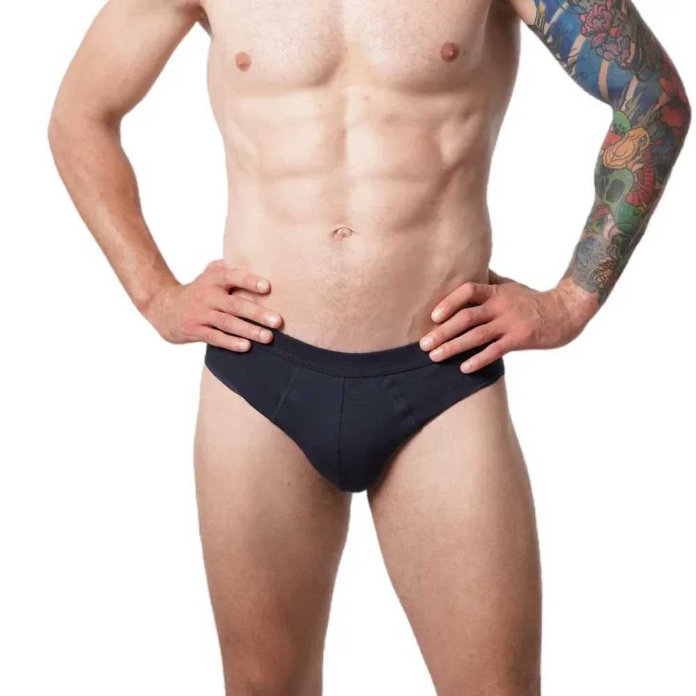 5 pieces of mens cotton underwear mens sexy underwear Plus Sze solid breathable underwear triangle underwear Para Hombres mens gift 2025 W241223