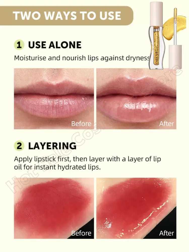 Honey lipstick Moisturizing Liquid Repairs Dry Cracks on Lips Peel off lipstick Color lipstick Lasting Nourishing Lip CareW241223