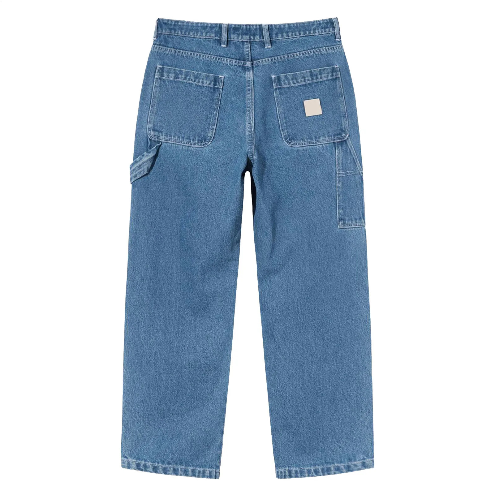 MenS Loose Pants Vintage Comfortable Loose Straight Leg Trousers Jeans Sophisticated Trendy Minimalist Pantalones 241223